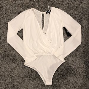 NWT Lulus medium white jumpsuit!
